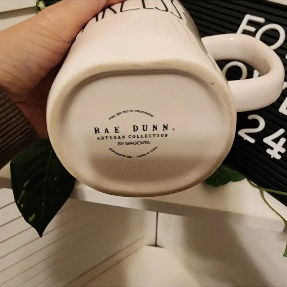 RAE DUNN FEARLESS 20 OZ MUG NEW